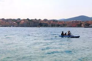 Familjeutflykt med kajak i Korcula