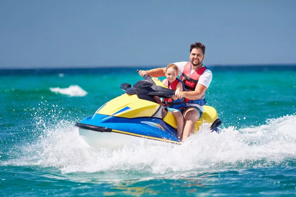 Jetski familj kul kroatien