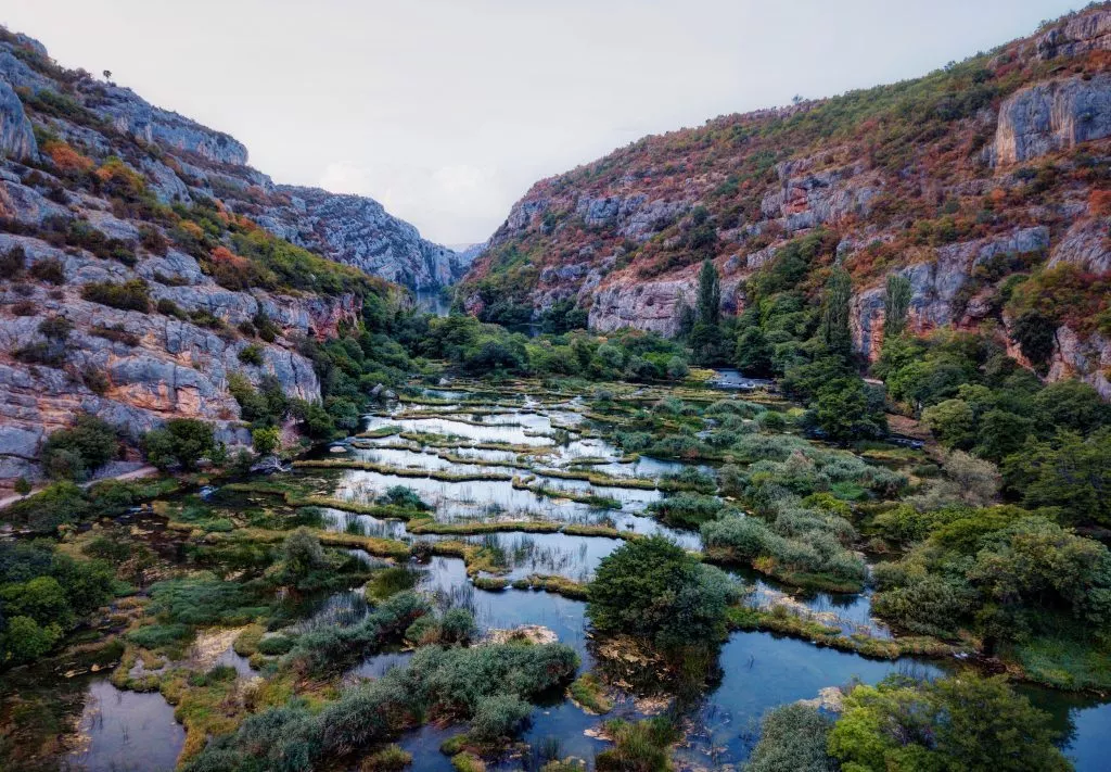 Krka nationalpark kväll