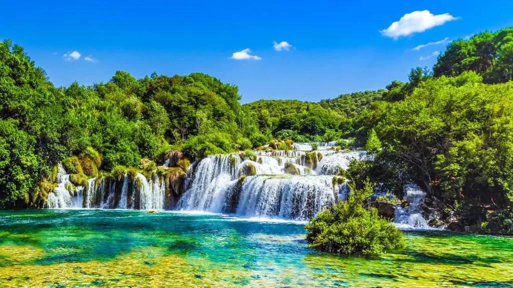Krka park vattenfall