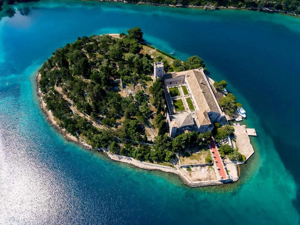 Mljet Island St Mary kyrka
