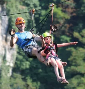Pazin zip line