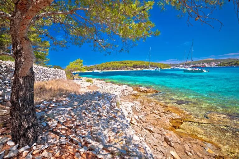 Die Gewässer von Hvar