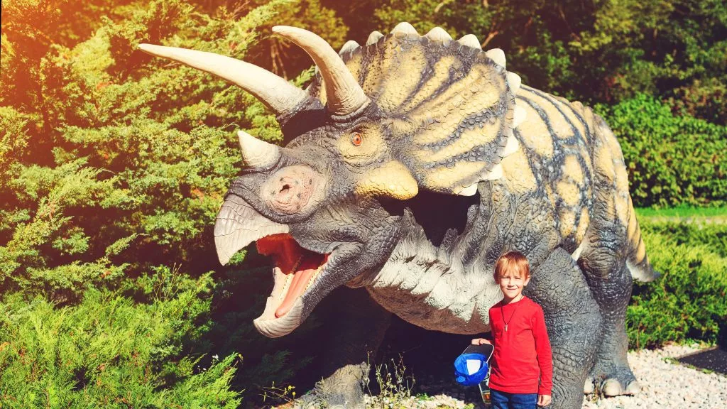 Visiting dino park