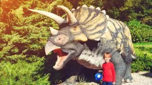 Visiting dino park