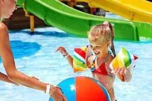Waterpark pool fun